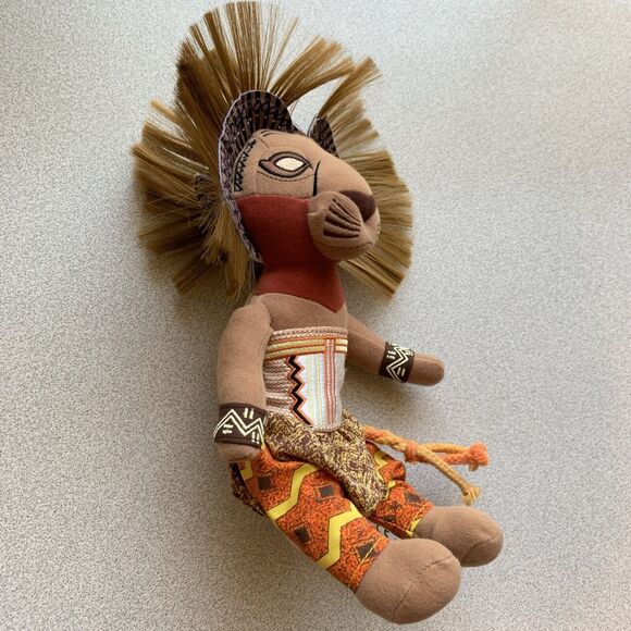 Disney The Lion King Broadway Musical Simba 12inch Stuffed Plush Tribal Doll - Picture 5 of 8
